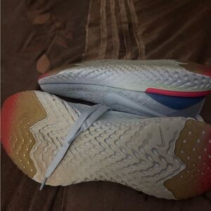 Nike Women's Sneakers - Gray and Red